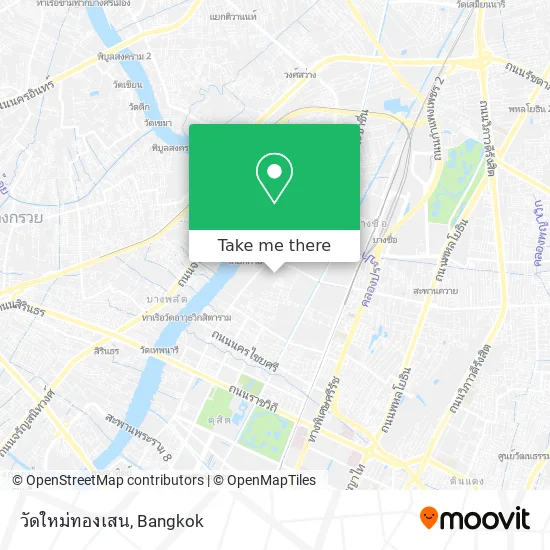 วัดใหม่ทองเสน map