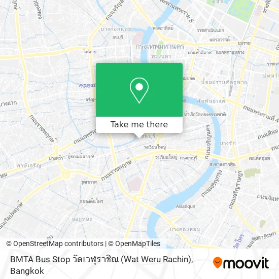 BMTA Bus Stop วัดเวฬุราชิณ (Wat Weru Rachin) map