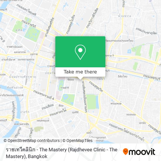 ราชเทวีคลินิก - The Mastery (Rajdhevee Clinic - The Mastery) map