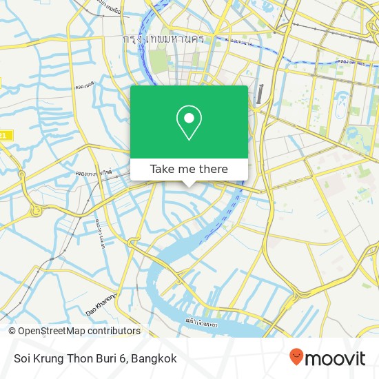 Soi Krung Thon Buri 6 map