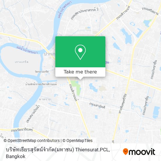 บริษัทเธียรสุรัตน์จำกัด(มหาชน) Thiensurat.PCL map