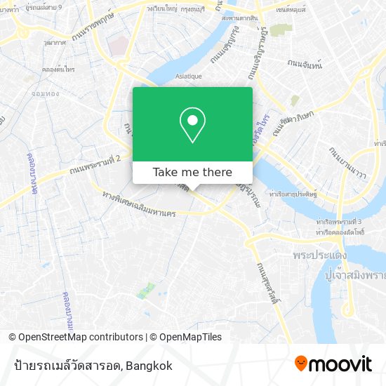 ป้ายรถเมล์วัดสารอด map