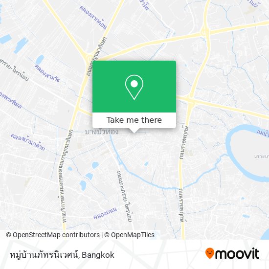 หมู่บ้านภัทรนิเวศน์ map