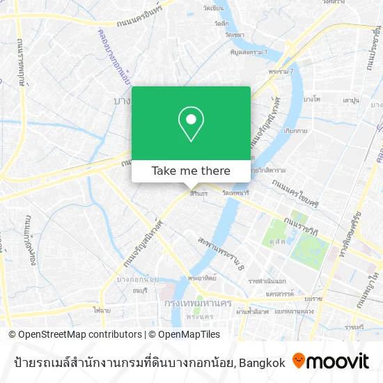 ป้ายรถเมล์สำนักงานกรมที่ดินบางกอกน้อย map