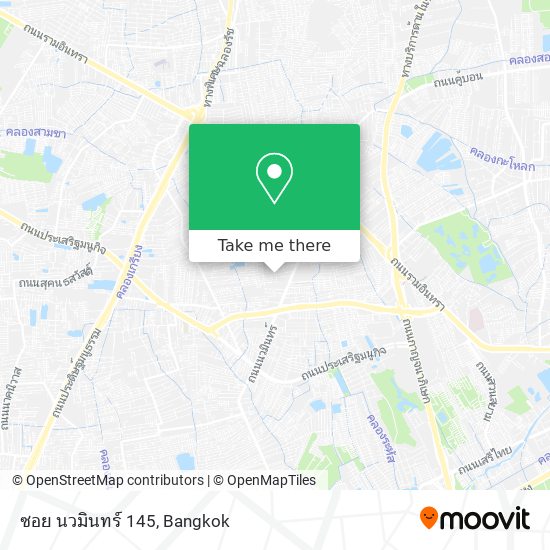 ซอย นวมินทร์ 145 map