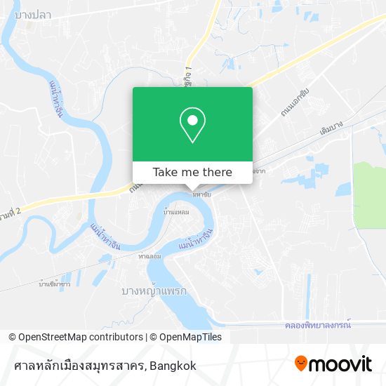 ศาลหลักเมืองสมุทรสาคร map