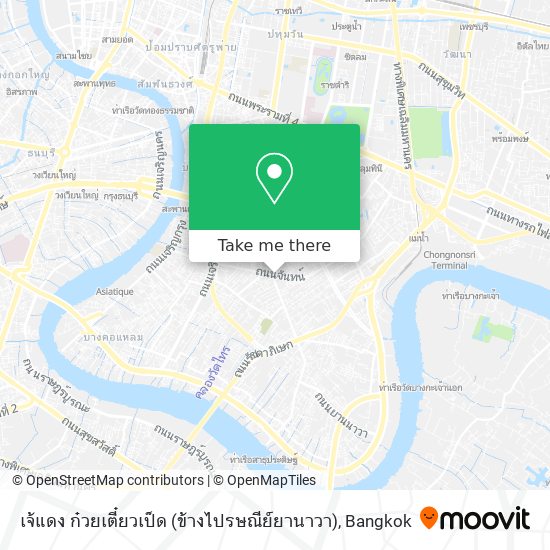 เจ้แดง ก๋วยเตี๋ยวเป็ด (ข้างไปรษณีย์ยานาวา) map