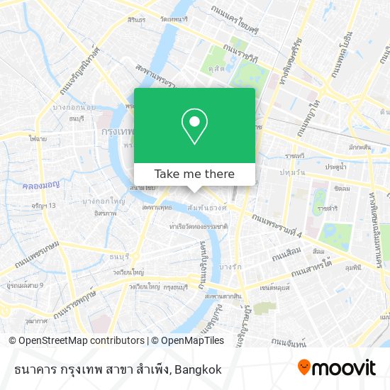 ธนาคาร กรุงเทพ สาขา สำเพ็ง map