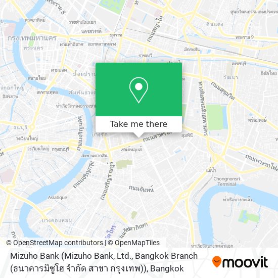 Mizuho Bank (Mizuho Bank, Ltd., Bangkok Branch (ธนาคารมิซูโฮ จำกัด สาขา กรุงเทพ)) map