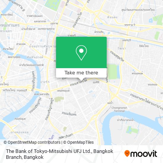The Bank of Tokyo-Mitsubishi UFJ Ltd., Bangkok Branch map