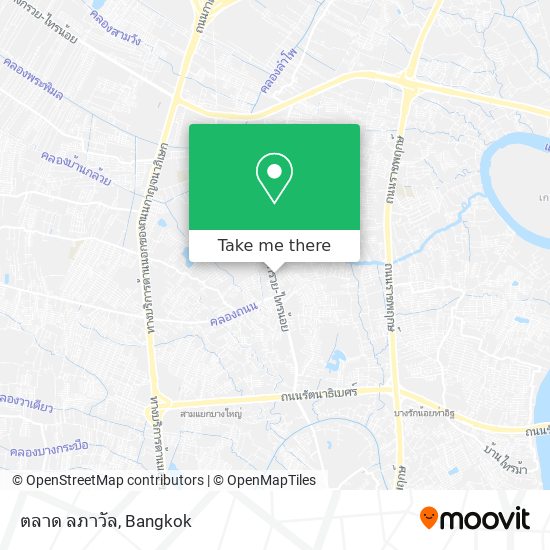 ตลาด ลภาวัล map