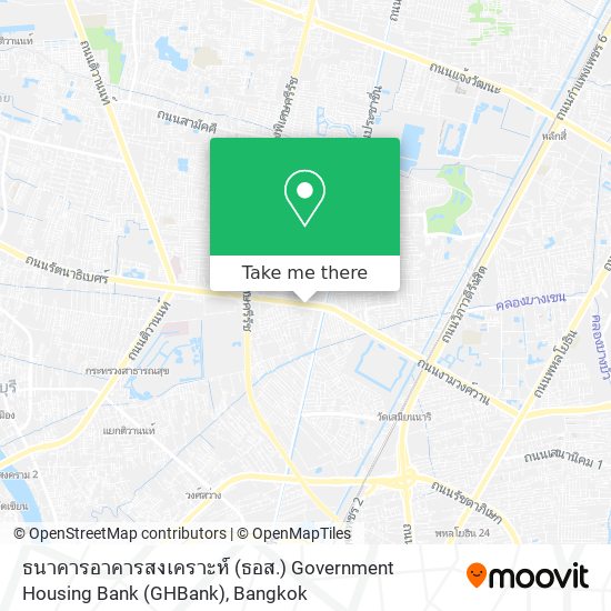 ธนาคารอาคารสงเคราะห์ (ธอส.) Government Housing Bank (GHBank) map