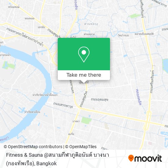 Fitness & Sauna @สนามกีฬาภูติอนันต์ บางนา (กองทัพเรือ) map