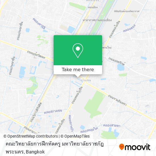 คณะวิทยาลัยการฝึกหัดครู มหาวิทยาลัยราชภัฏพระนคร map