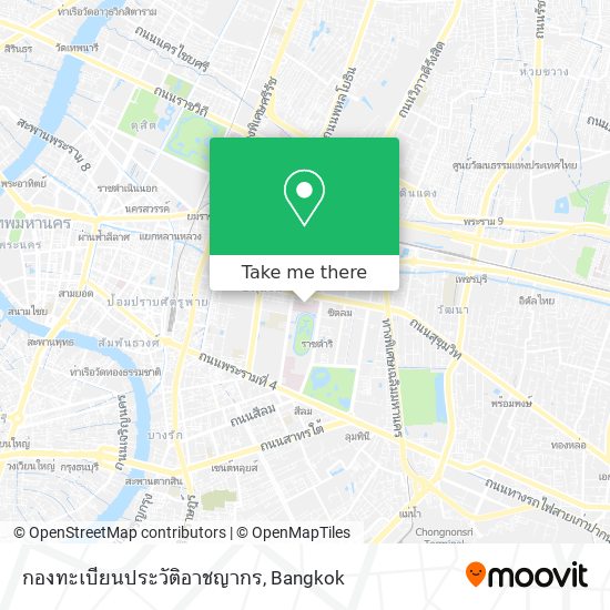 กองทะเบียนประวัติอาชญากร map