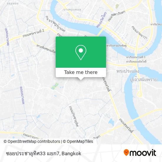 ซอยประชาอุทิศ33 แยก7 map