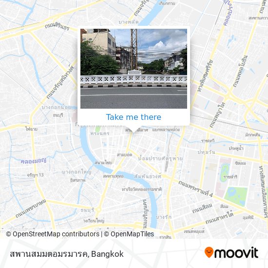สพานสมมตอมรมารค map
