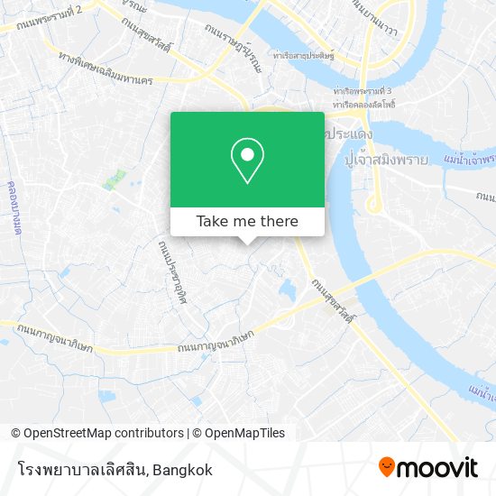 โรงพยาบาลเลิศสิน map