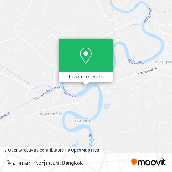 วัดอ่างทอง กระทุ่มแบน map