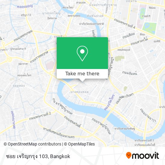 ซอย เจริญกรุง 103 map