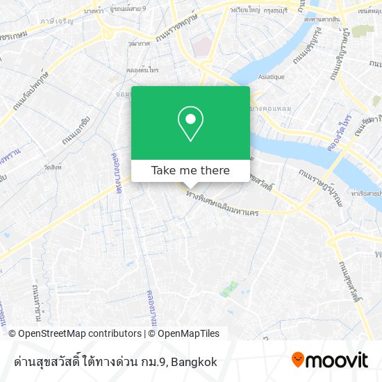 ด่านสุขสวัสดิ์ ใต้ทางด่วน กม.9 map