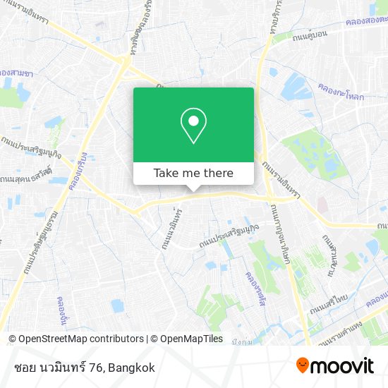 ซอย นวมินทร์ 76 map