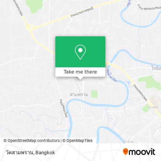 วัดสามพราน map