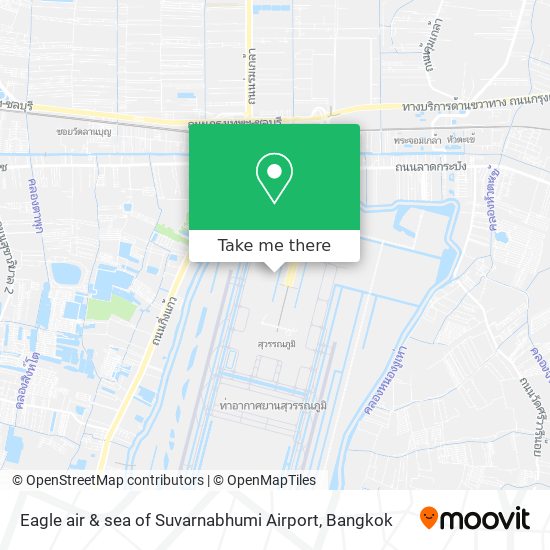 Eagle air & sea of Suvarnabhumi Airport map