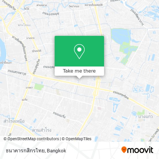 ธนาคารกสิกรไทย map