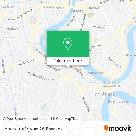 ซอย ราษฎร์บูรณะ 26 map