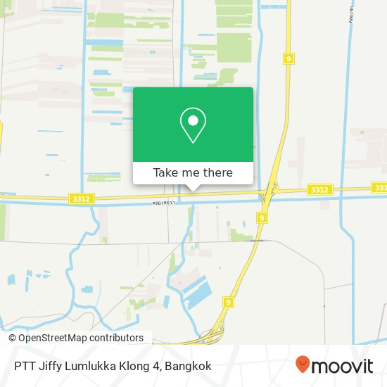 PTT Jiffy Lumlukka Klong 4 map