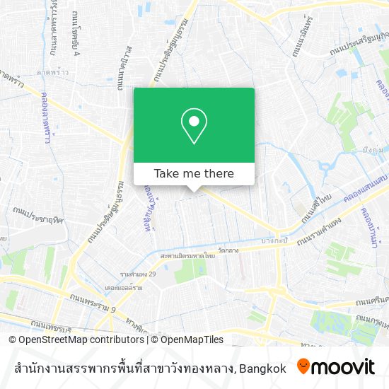 สำนักงานสรรพากรพื้นที่สาขาวังทองหลาง map