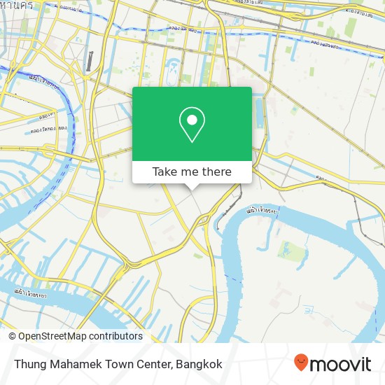 Thung Mahamek Town Center map