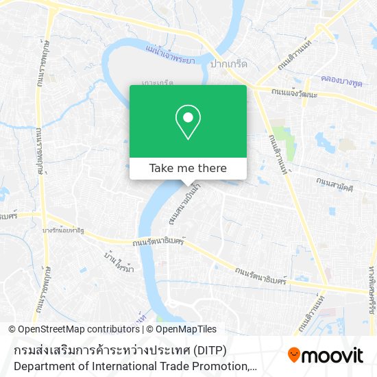 กรมส่งเสริมการค้าระหว่างประเทศ (DITP) Department of International Trade Promotion map