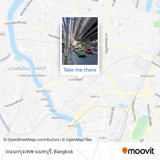 ถนนกรุงเทพ-นนทบุรี map