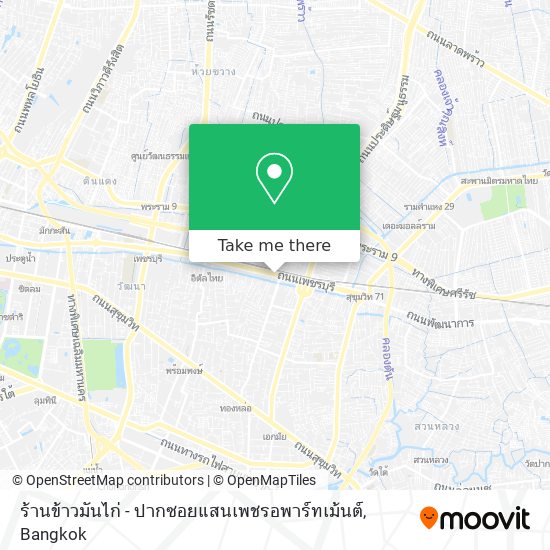 ร้านข้าวมันไก่ - ปากซอยแสนเพชรอพาร์ทเม้นต์ map