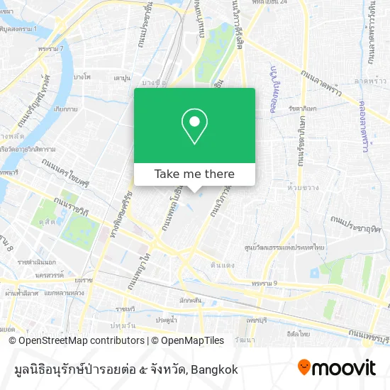 มูลนิธิอนุรักษ์ป่ารอยต่อ ๕ จังหวัด map