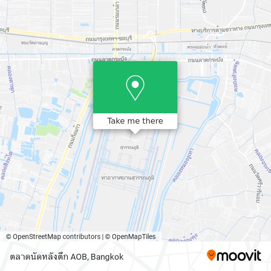 ตลาดนัดหลังตึก AOB map