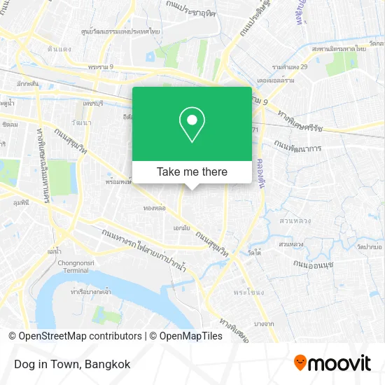 Dog in Town map