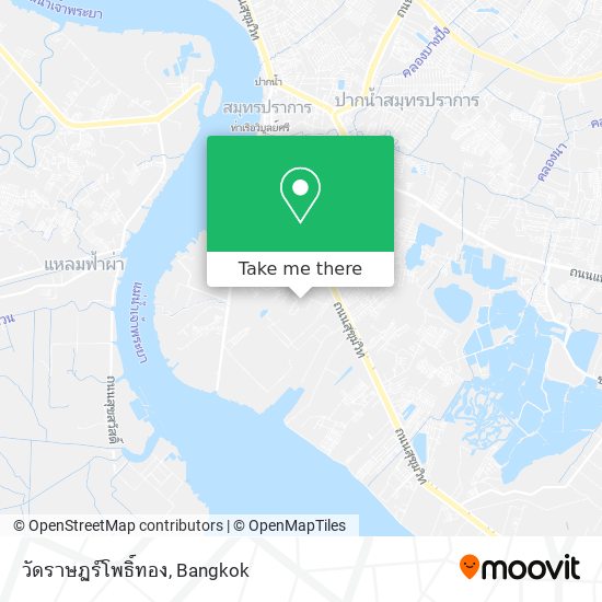 วัดราษฏร์โพธิ์ทอง map