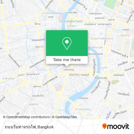 ถนนริมทางรถไฟ map