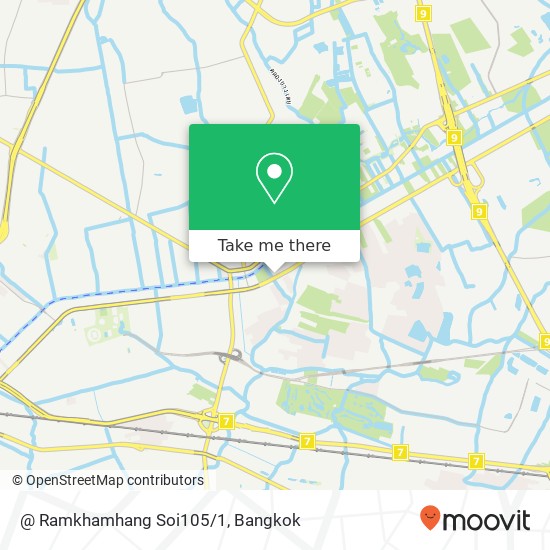 @ Ramkhamhang Soi105/1 map