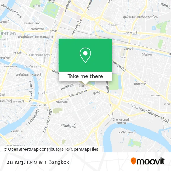 สถานทูตแคนาดา map