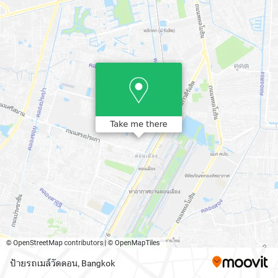 ป้ายรถเมล์วัดดอน map