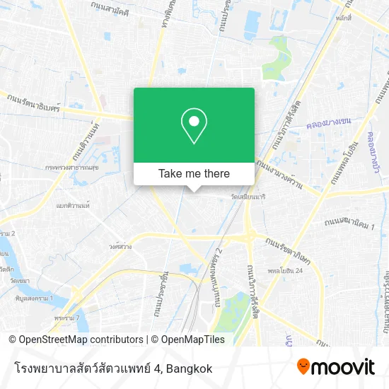 โรงพยาบาลสัตว์สัตวแพทย์ 4 map