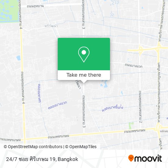 24/7 ซอย ศิริเกษม 19 map