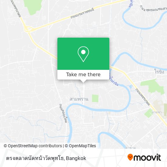 ตรงตลาดนัดหน้าวัดพุทโธ map