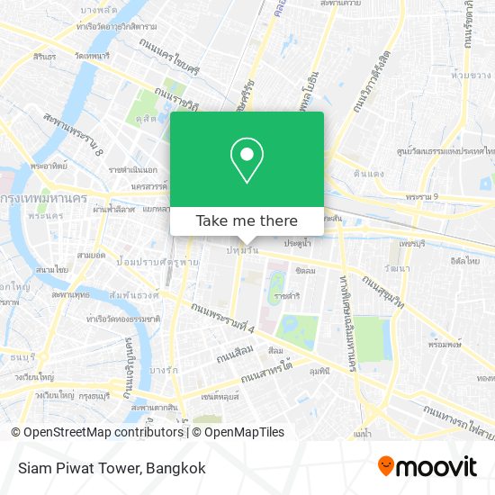 Siam Piwat Tower map