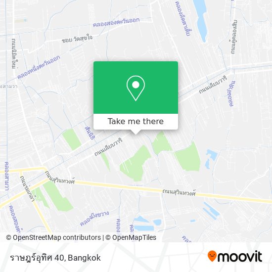 ราษฎร์อุทิศ 40 map