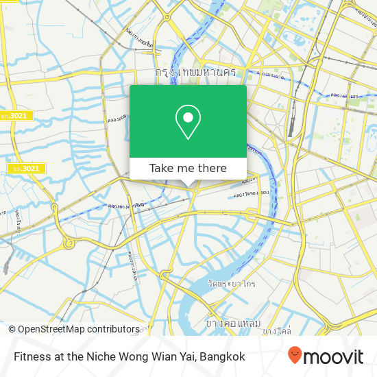 Fitness at the Niche Wong Wian Yai map